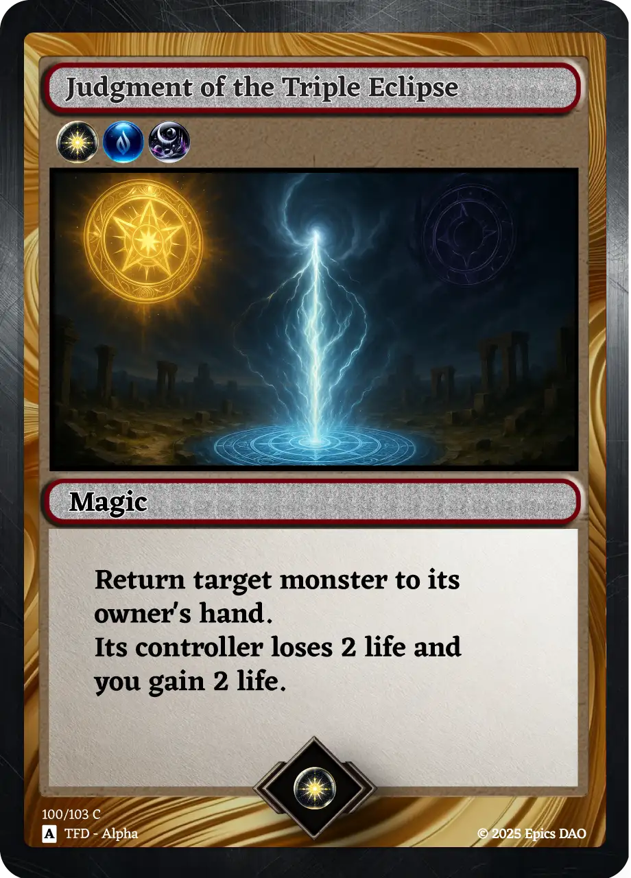 Judgment of the Triple Eclipse