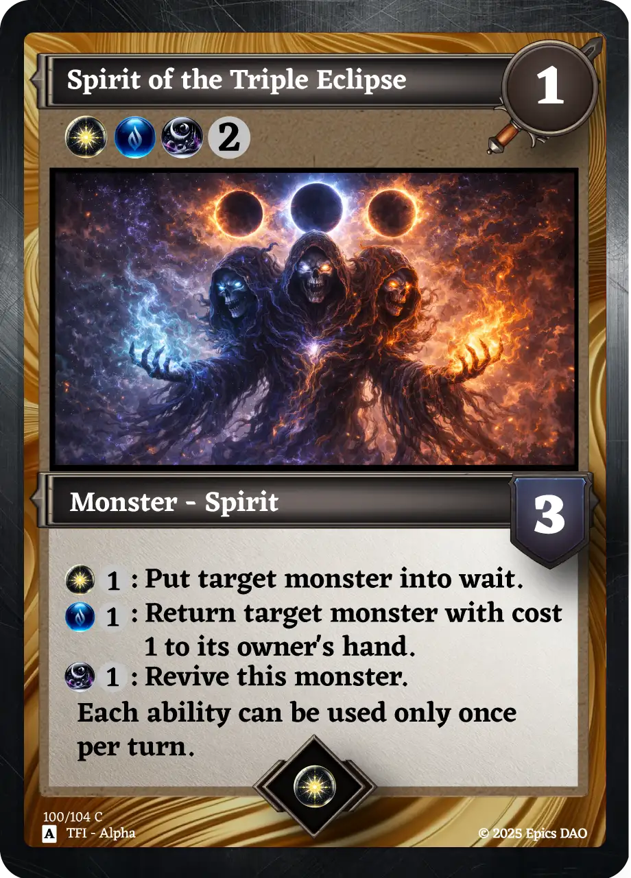 Spirit of the Triple Eclipse