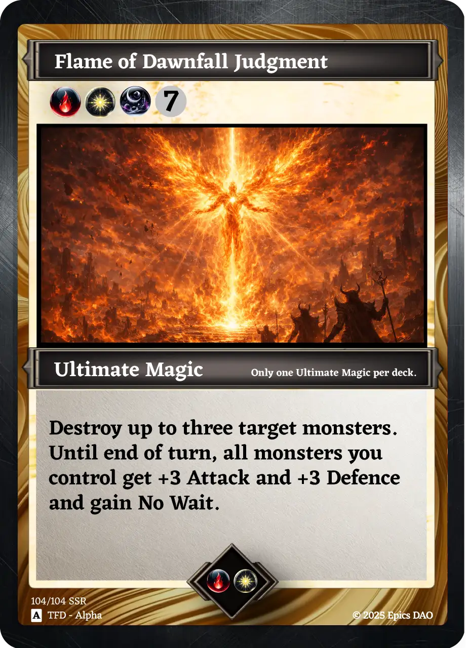 Flame of Dawnfall Judgment