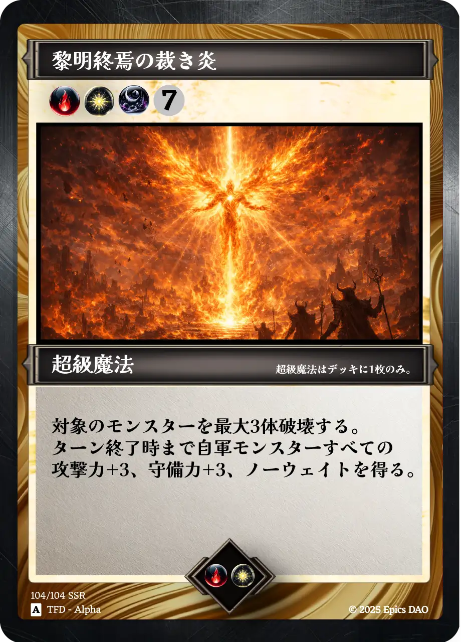 黎明終焉の裁き炎