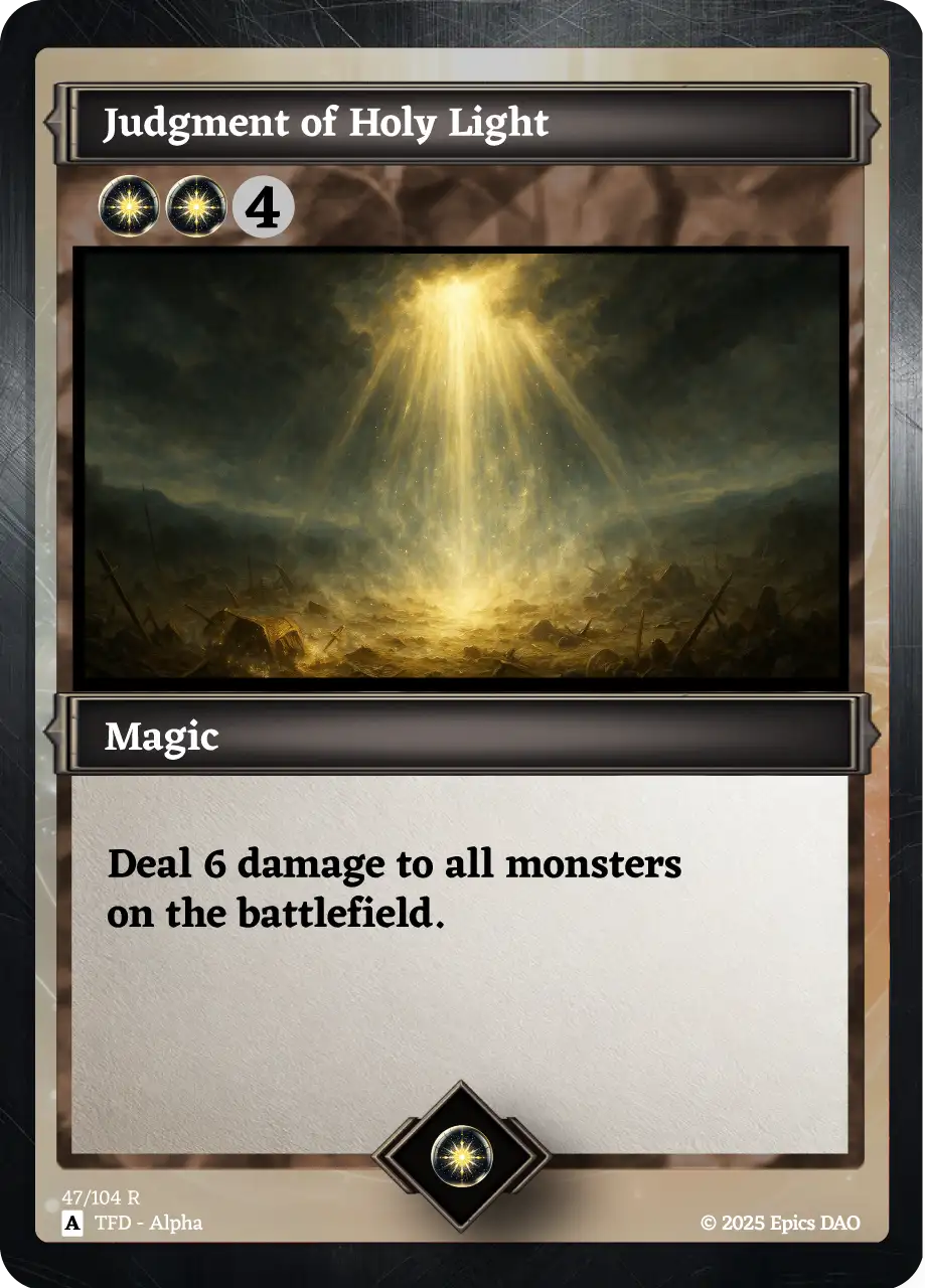 Judgment of Holy Light