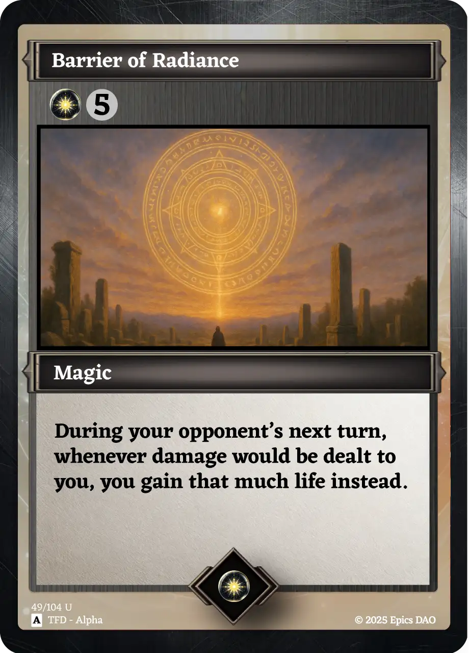 Barrier of Radiance
