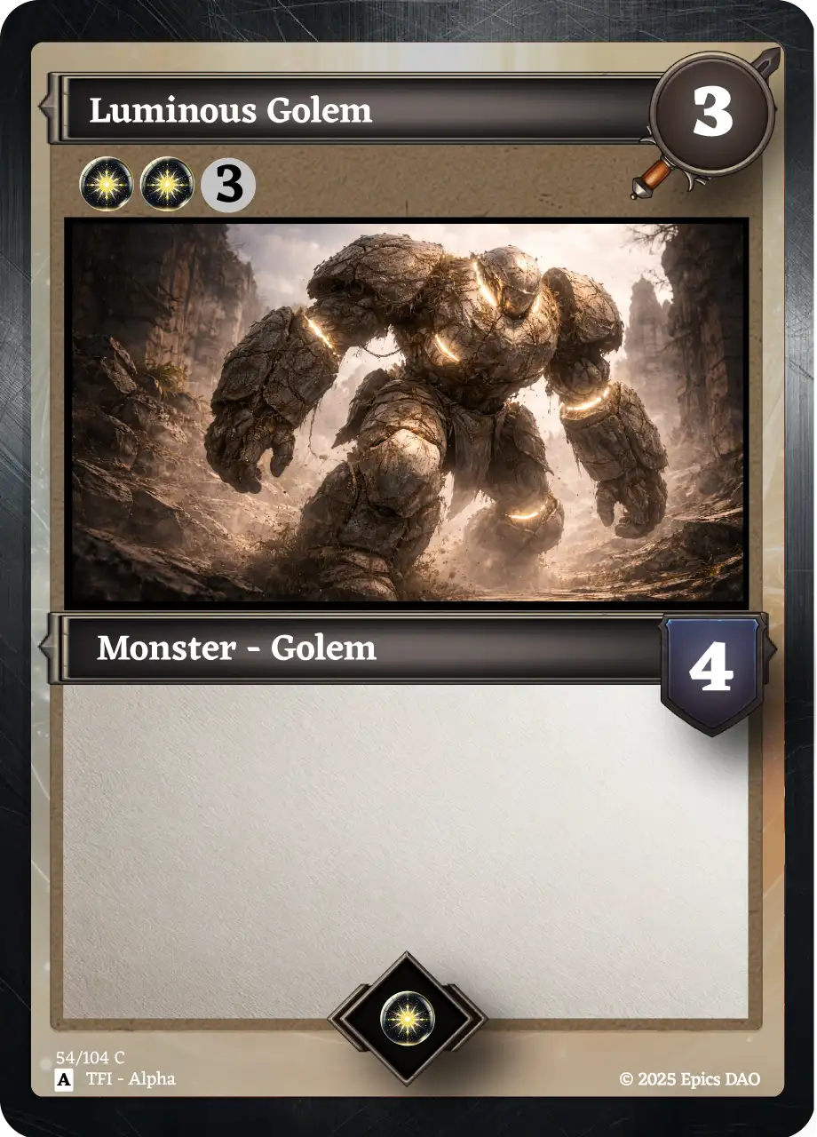 Luminous Golem