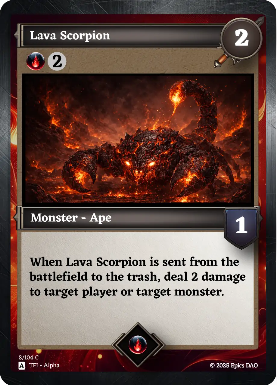 Lava Scorpion