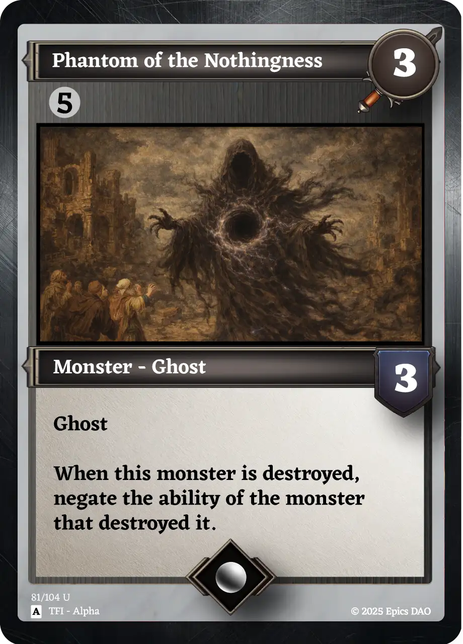 Phantom of the Nothingness