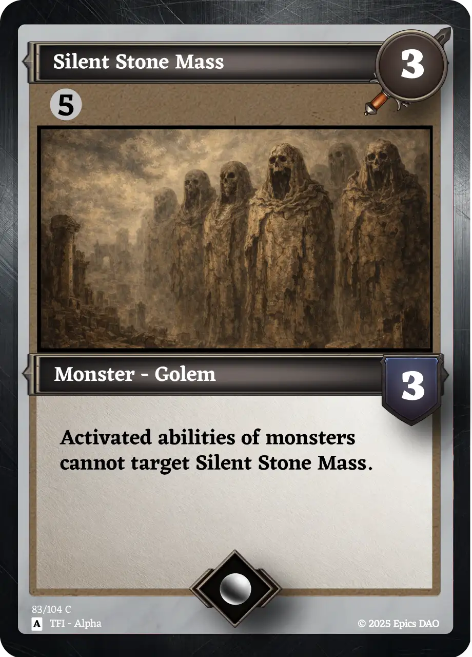 Silent Stone Mass