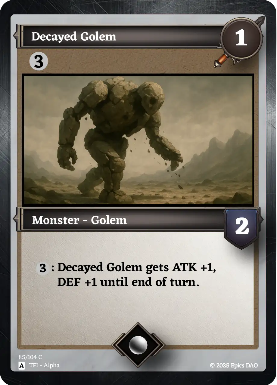 Decayed Golem