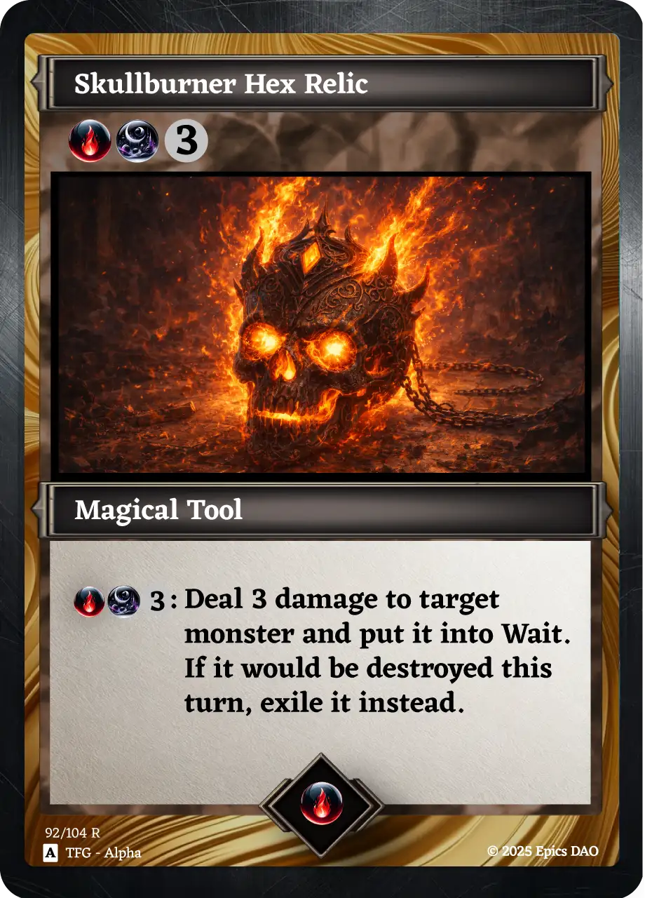 Skullburner Hex Relic