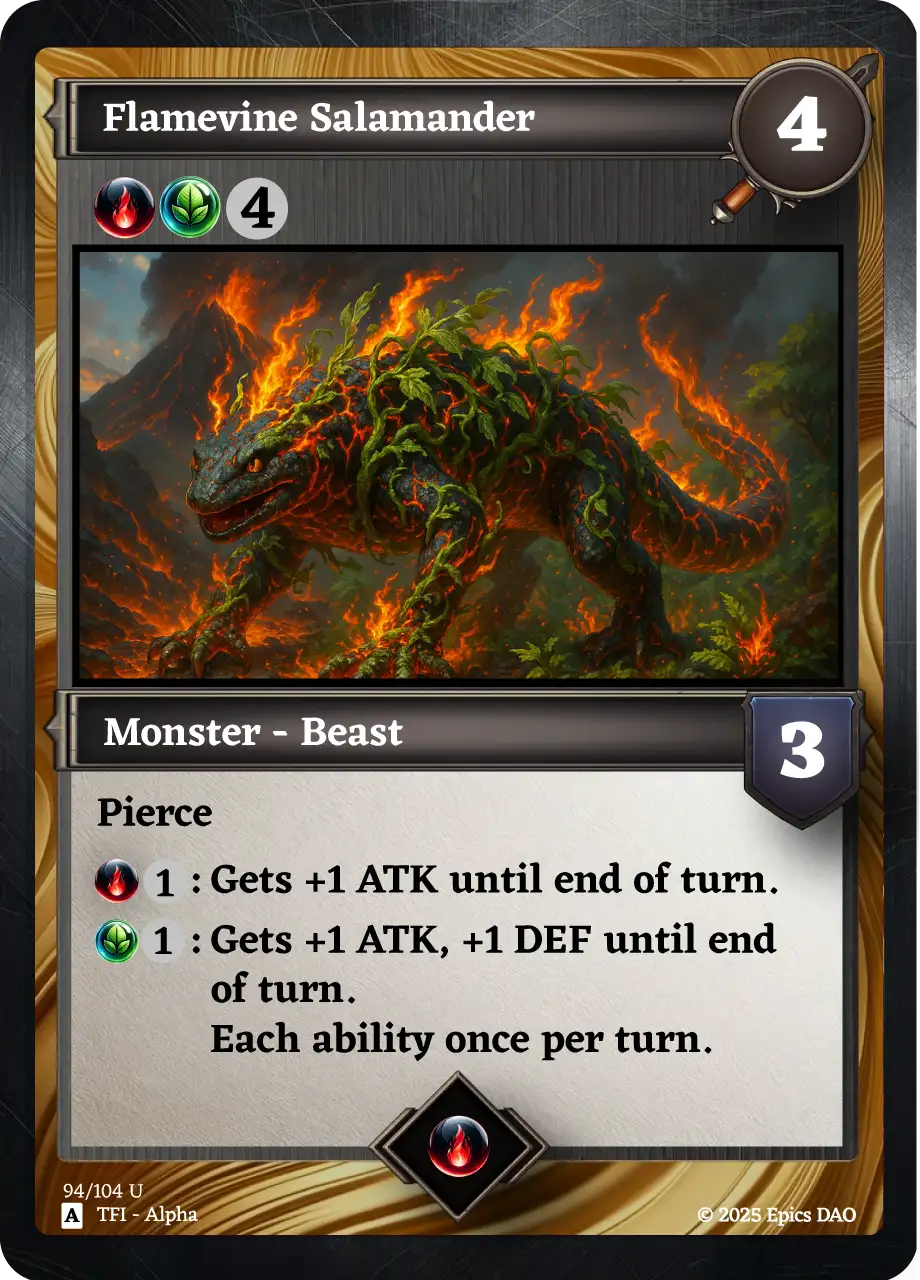 Flamevine Salamander