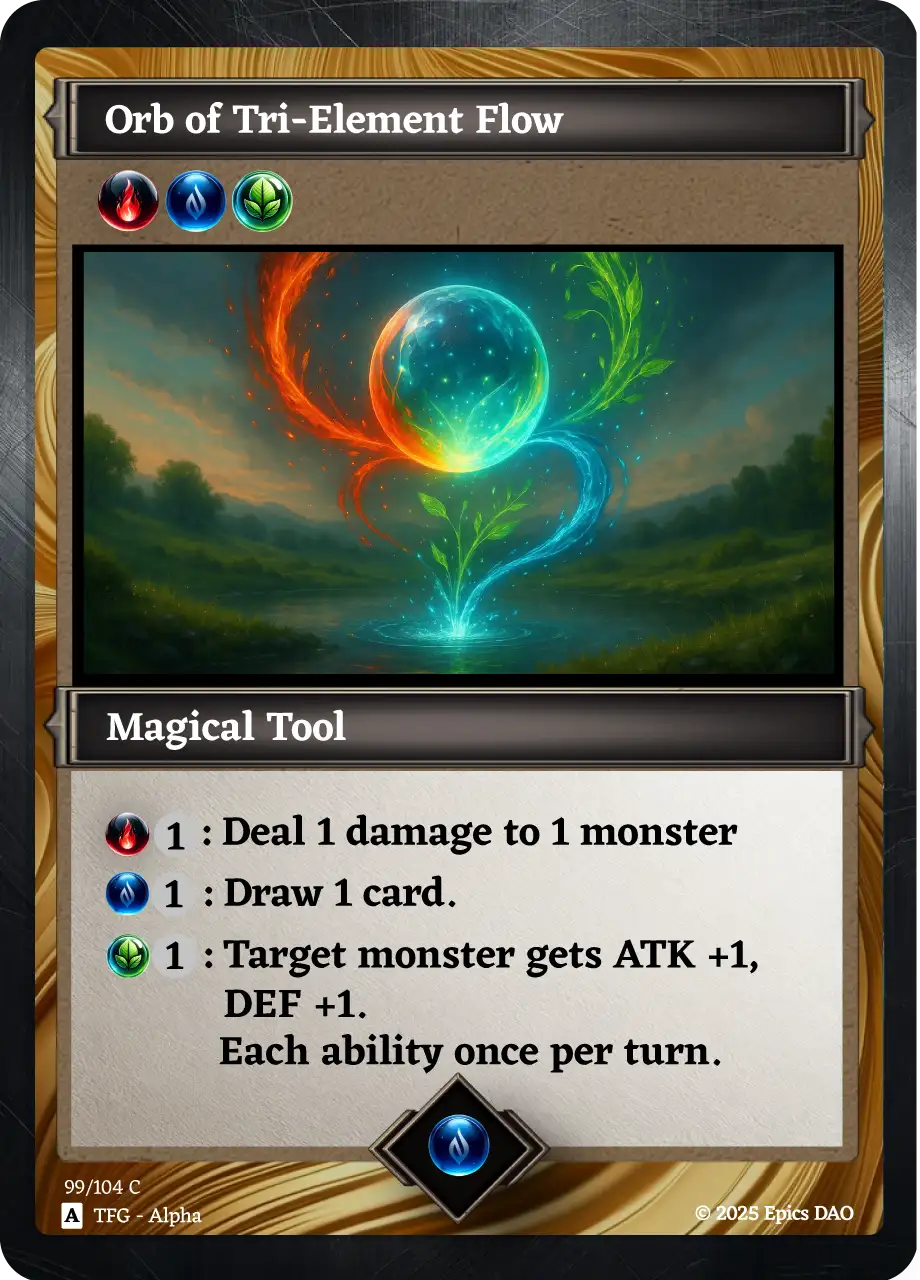 Orb of Tri-Element Flow