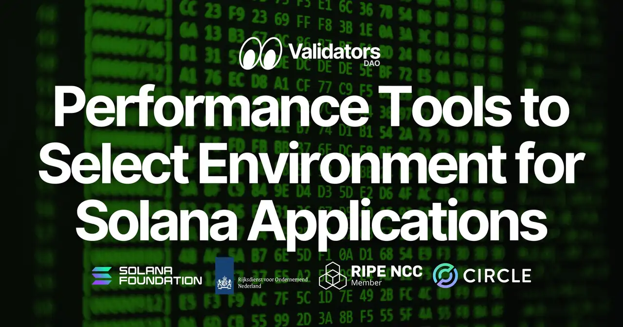 Validators DAO Releases Open-Source Reproducible Linux Server Performance Measurement Tools to Support Environment Selection for Solana Applications