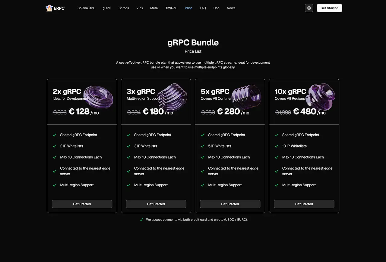 gRPC Bundle Pricing