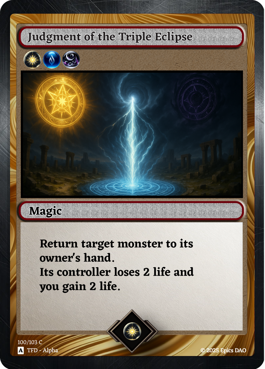 Judgment of the Triple Eclipse