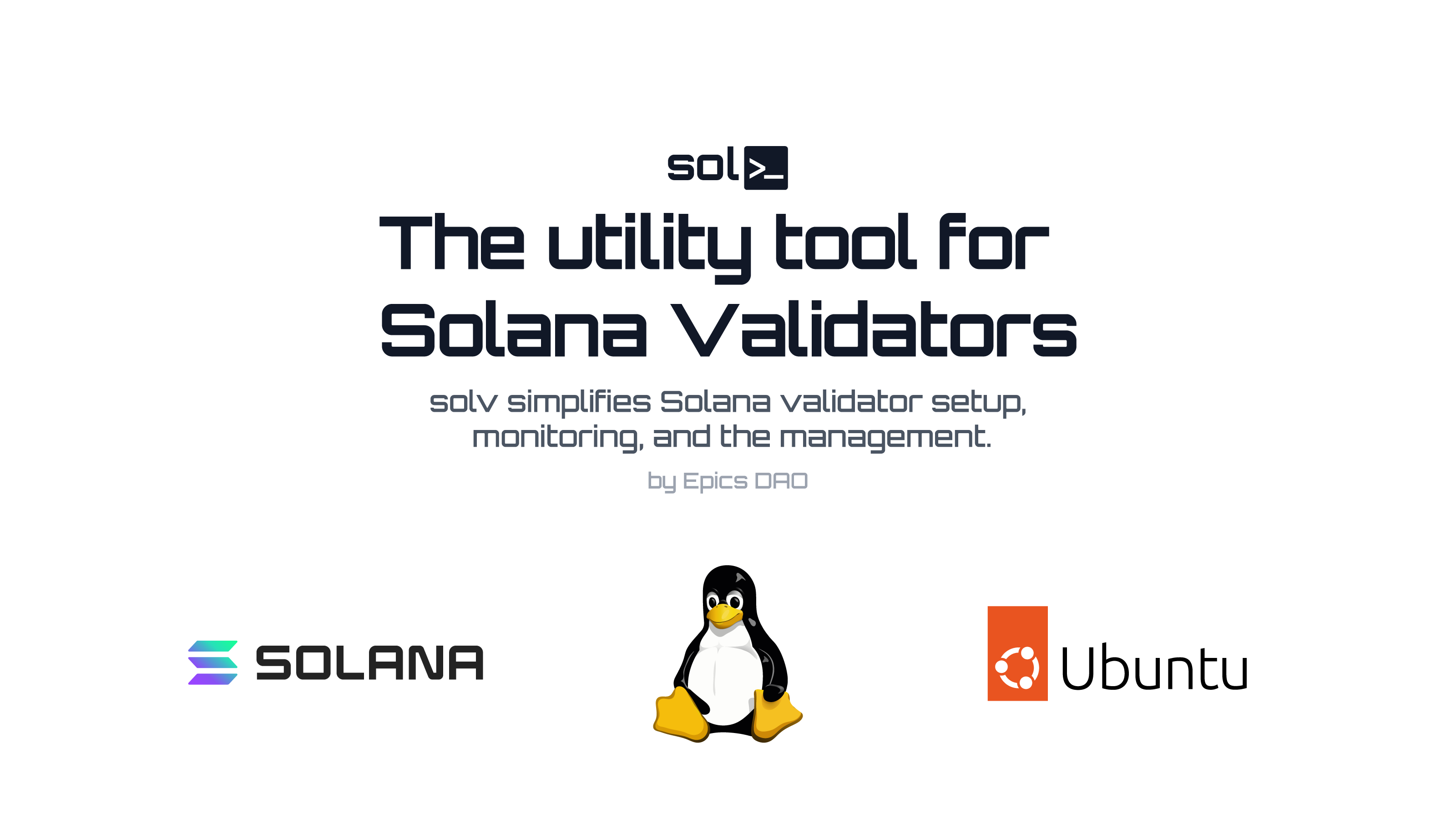 Epics DAO Releases Open-Source CLI Tool "solv" for Solana Validators