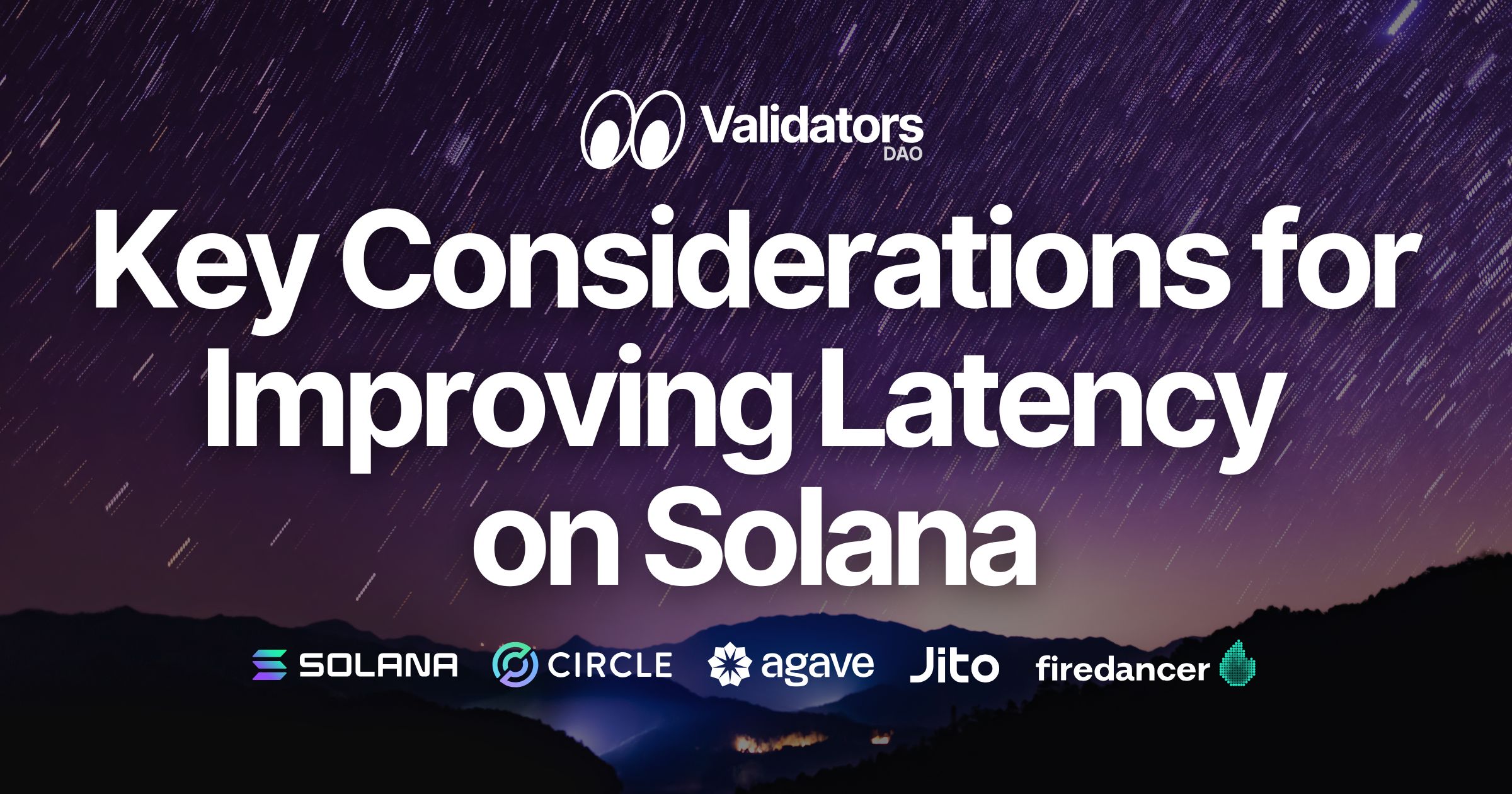 Key Considerations for Improving Latency on Solana