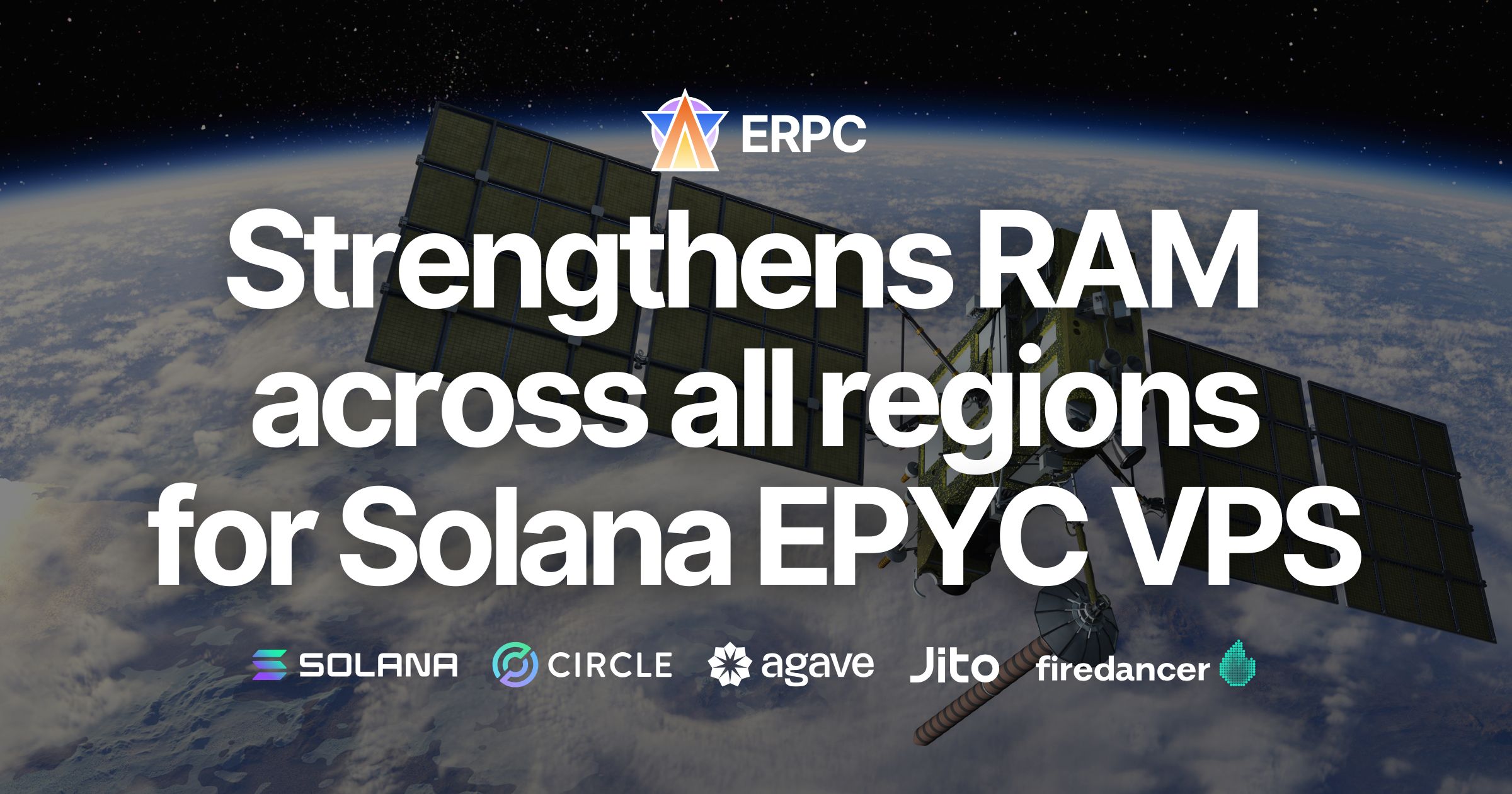 ERPC increases RAM across all regions for EPYC VPS for Solana applications, further strengthening peak-time stability