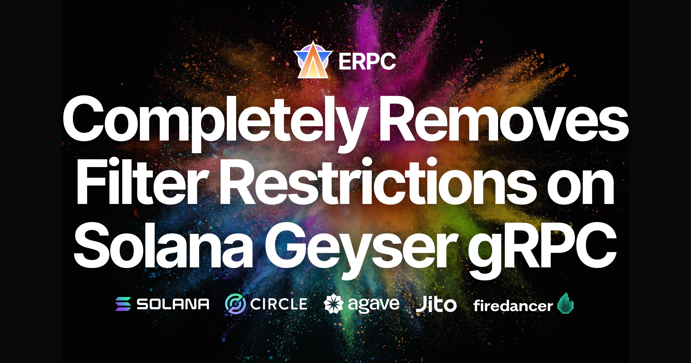ERPC Completely Removes Filter Restrictions on Solana Geyser gRPC Shared Endpoints