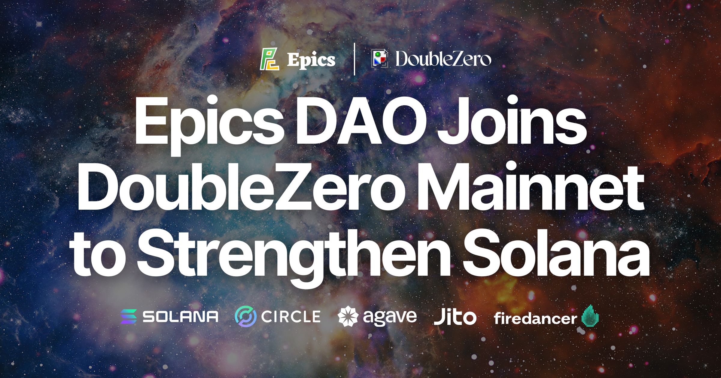 Epics DAO Joins DoubleZero Mainnet-beta to Strengthen Solana Validator Infrastructure and Achieve IBRL (Increase Bandwidth, Reduce Latency)