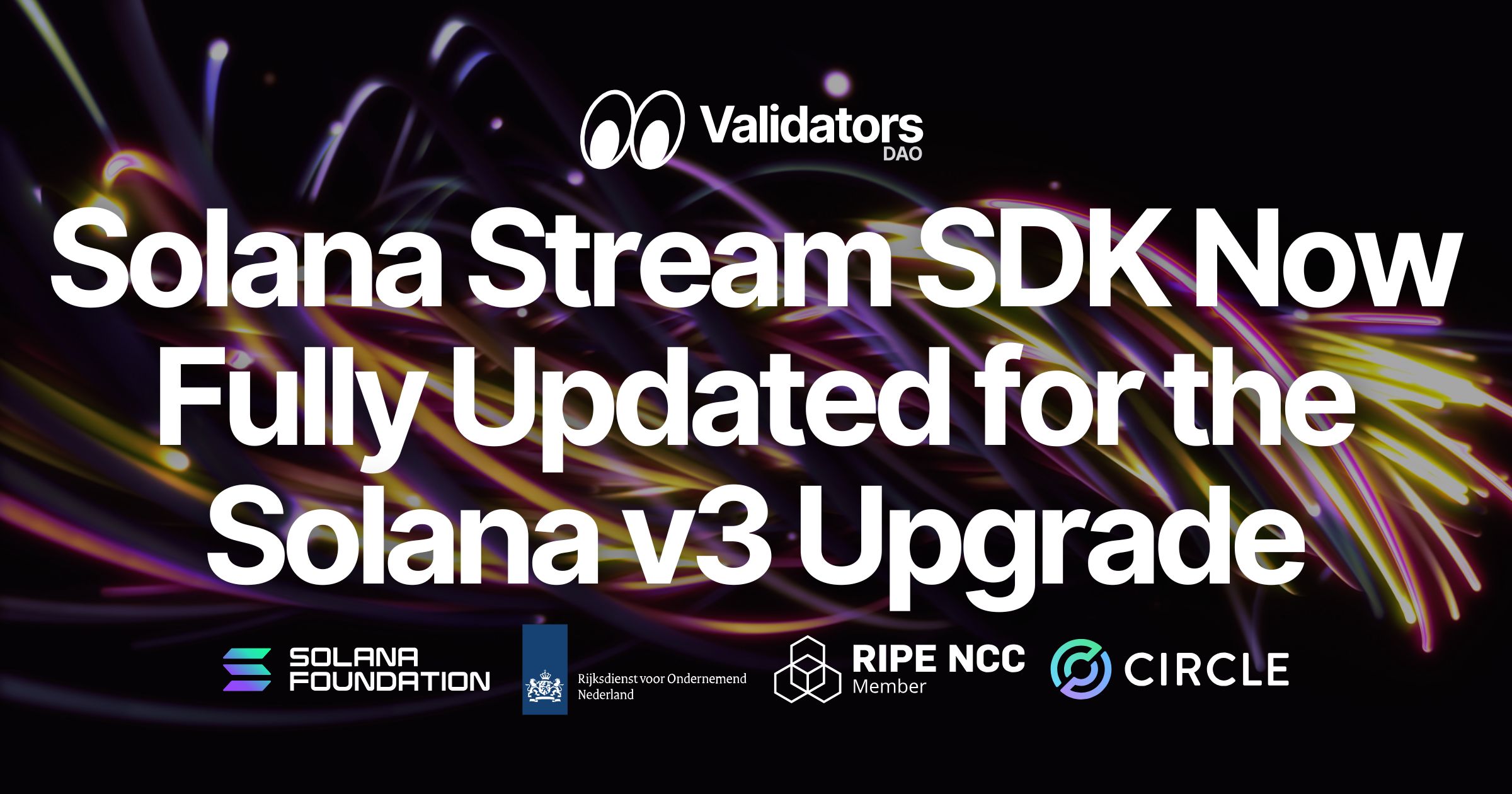 Solana Stream SDK Now Fully Updated for the Solana v3 Upgrade